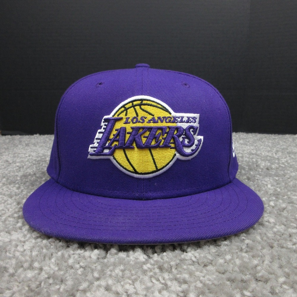 Los Angeles Lakers Hat Cap Mens‎ Snap Back Purple New Era 9Fifty NBA Basketball